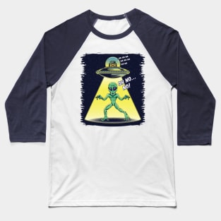 Cow vs. Alien Baseball T-Shirt